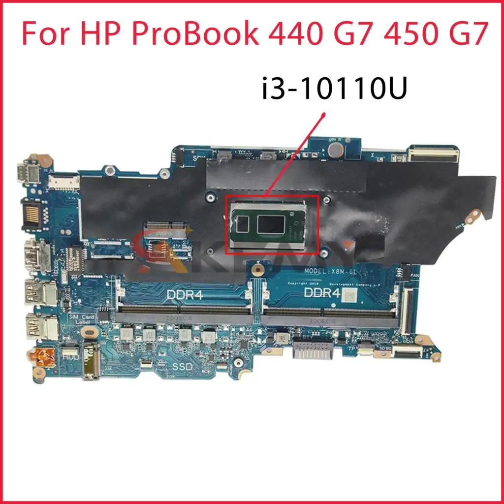 L78084-601 для HP ProBook 440 G7 450 G7 Материнская плата ноутбука DA0X8MMB6D0 X8M материнская плата с i3-10110U CPU 100% ТЕСТ ОК
L78084-601 для HP ProBook 440 G7 450 G7 Материнская плата ноутбука DA0X8MMB6D0 X8M материнская плата с i3-10110U CPU 100% ТЕСТ ОК