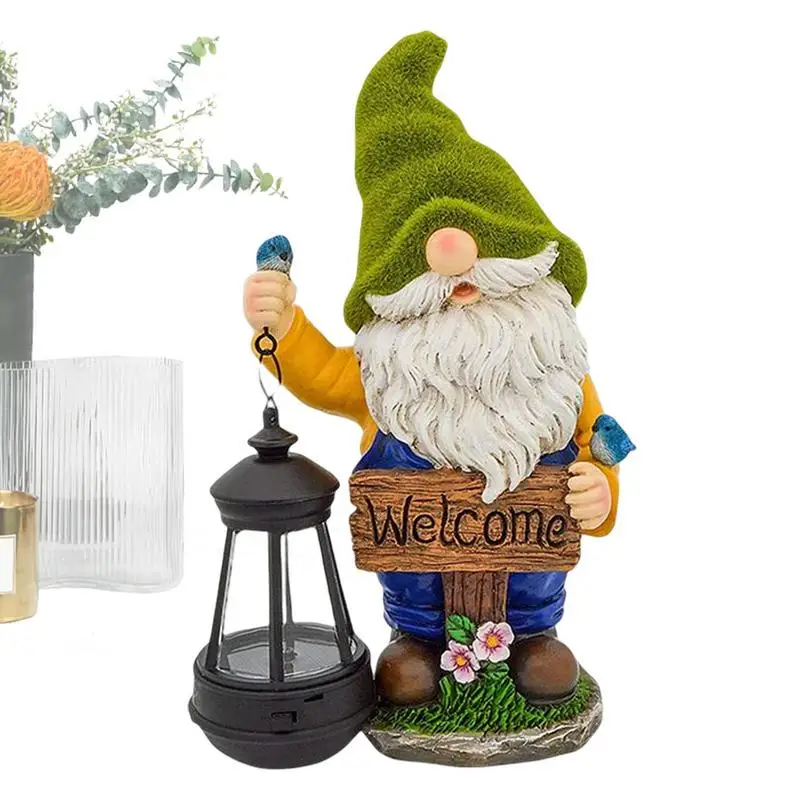 Garden Gnome Statue Lighted Garden Figurines Gnome Solar Powered LED Outdoor Decor Garden Light Solar Statues Dwarf Figurines
Garden Gnome Statue Lighted Garden Figurines Gnome Solar Powered LED Outdoor Decor Garden Light Solar Statues Dwarf Figurines