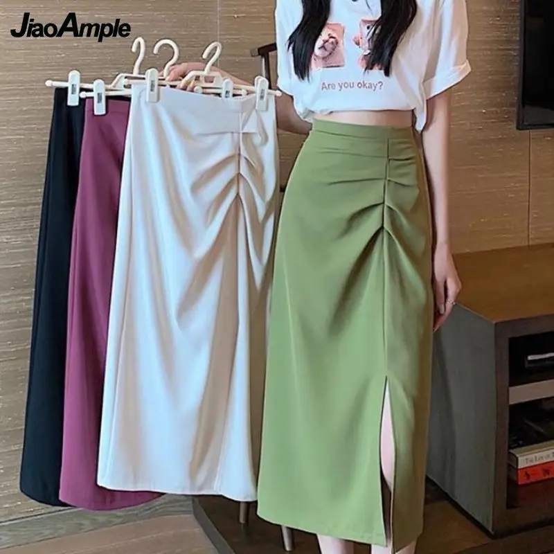 Женская Асимметричная юбка, привлекательная трапециевидная юбка зеленого цвета с разрезом и высокой талией, в Корейском стиле, лето 2022
Женская Асимметричная юбка, привлекательная трапециевидная юбка зеленого цвета с разрезом и высокой талией, в Корейском стиле, лето 2022