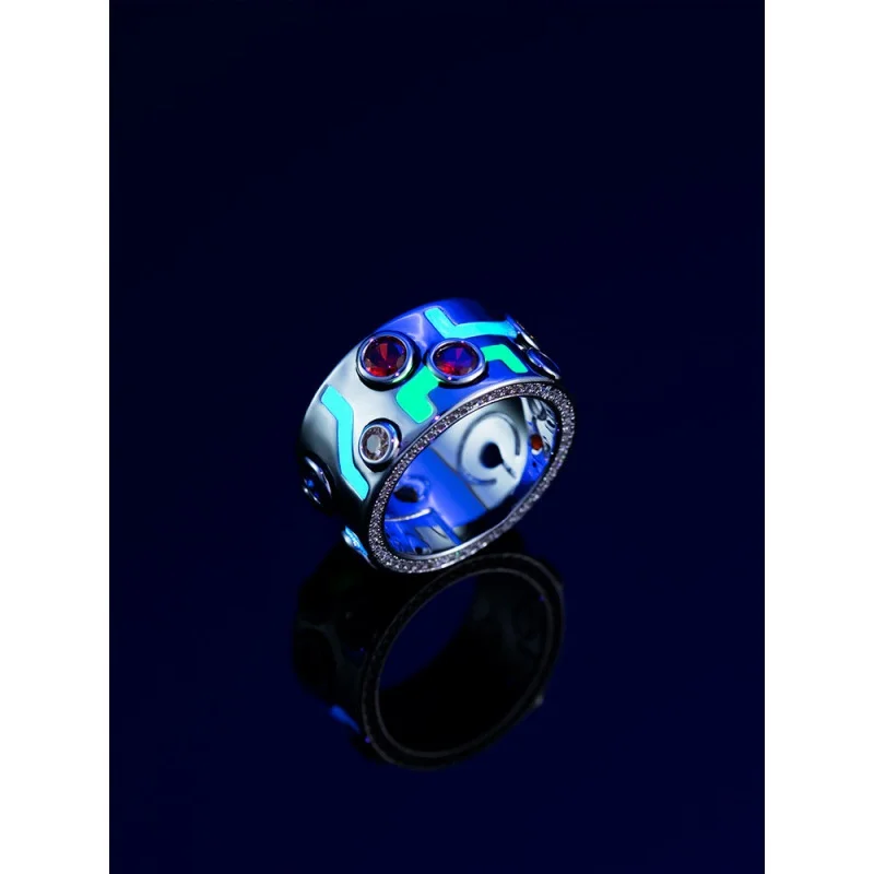 Disney Cyberpunk identity ring luminous hip hop all match fashion cool ring men and women
Disney Cyberpunk identity ring luminous hip hop all match fashion cool ring men and women