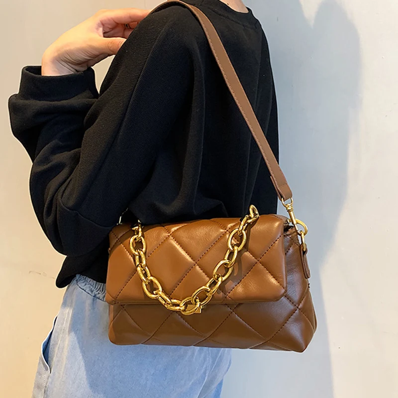 Irregular Plaid Women Handbags PU Leather Solid Color Chain Decoration Shoulder Office Lady Bag Fashion Casual Handbag 2022
Irregular Plaid Women Handbags PU Leather Solid Color Chain Decoration Shoulder Office Lady Bag Fashion Casual Handbag 2022
