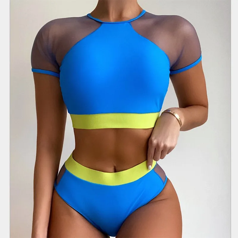 Summer Sexy Mesh Bandage Cool Swimsuit High Waist Sexy Swimsuit Women's Bandage Swimsuit Brazilian Swimwear Bikini
Summer Sexy Mesh Bandage Cool Swimsuit High Waist Sexy Swimsuit Women's Bandage Swimsuit Brazilian Swimwear Bikini