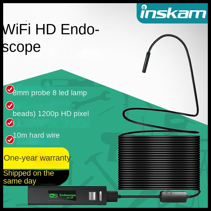1200P Ultra High Definition Endoscope Hot Selling Wifi Waterproof Endoscope Praise IOS Android Mobile Phone Wireless Camera
1200P Ultra High Definition Endoscope Hot Selling Wifi Waterproof Endoscope Praise IOS Android Mobile Phone Wireless Camera