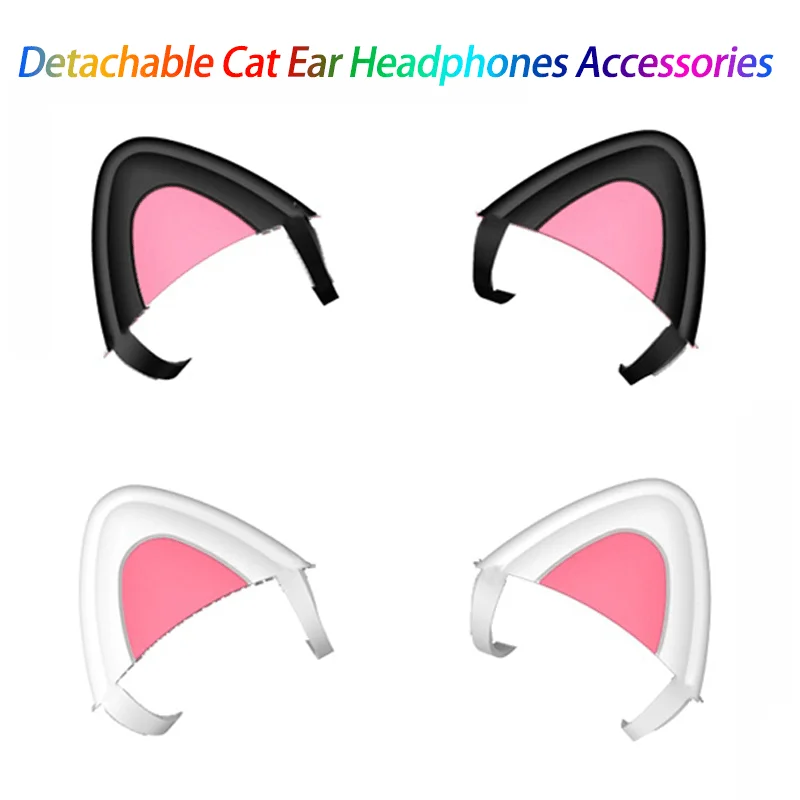 Detachable Cute Pink Headphones Accessories Cat Ear Suitable For Headphone Gaming Headsets Attachment Stereo Headset Decoration
Detachable Cute Pink Headphones Accessories Cat Ear Suitable For Headphone Gaming Headsets Attachment Stereo Headset Decoration