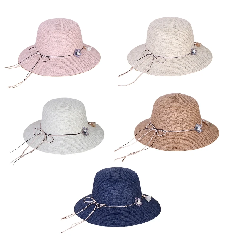 Trendy Wide Brim Sun Hat Sun Protection Straw Hat w/ Windproof Rope Summer Beach Visor Hat All-match for Street Shooting
Trendy Wide Brim Sun Hat Sun Protection Straw Hat w/ Windproof Rope Summer Beach Visor Hat All-match for Street Shooting