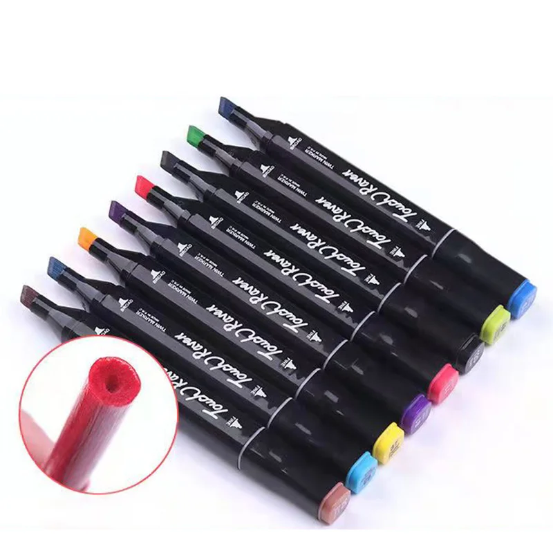 24/48/60 Colour Marker Set Double Headed Oily Sketching Drawing Graffiti Art Markers for Student School Supplies Stationery
24/48/60 Colour Marker Set Double Headed Oily Sketching Drawing Graffiti Art Markers for Student School Supplies Stationery