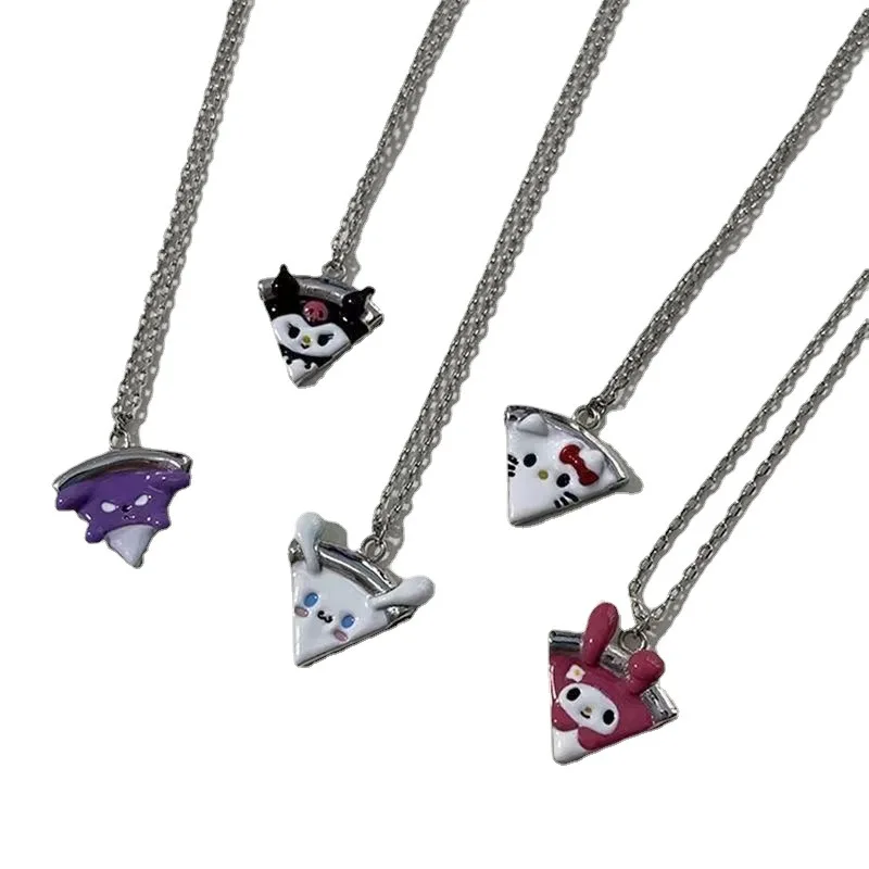 Sanrioed Anime My Melody Cinnamoroll Kuromi Cartoon Pendant Cute Clavicle Magnetic Necklaces Student Girl Jewelry Birthday Gift
Sanrioed Anime My Melody Cinnamoroll Kuromi Cartoon Pendant Cute Clavicle Magnetic Necklaces Student Girl Jewelry Birthday Gift