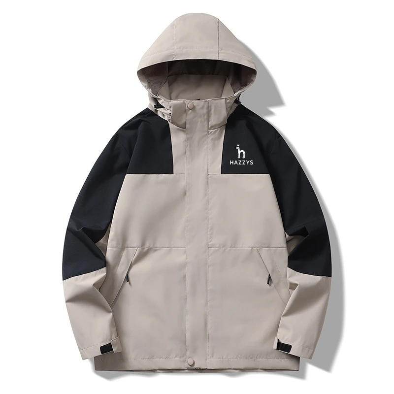 HAZZYS Fall Hoodie Windbreaker Waterproof Breathable Men and women Lovers Outdoor Mountain climbing Camping Light Loose Jacket 
HAZZYS Fall Hoodie Windbreaker Waterproof Breathable Men and women Lovers Outdoor Mountain climbing Camping Light Loose Jacket