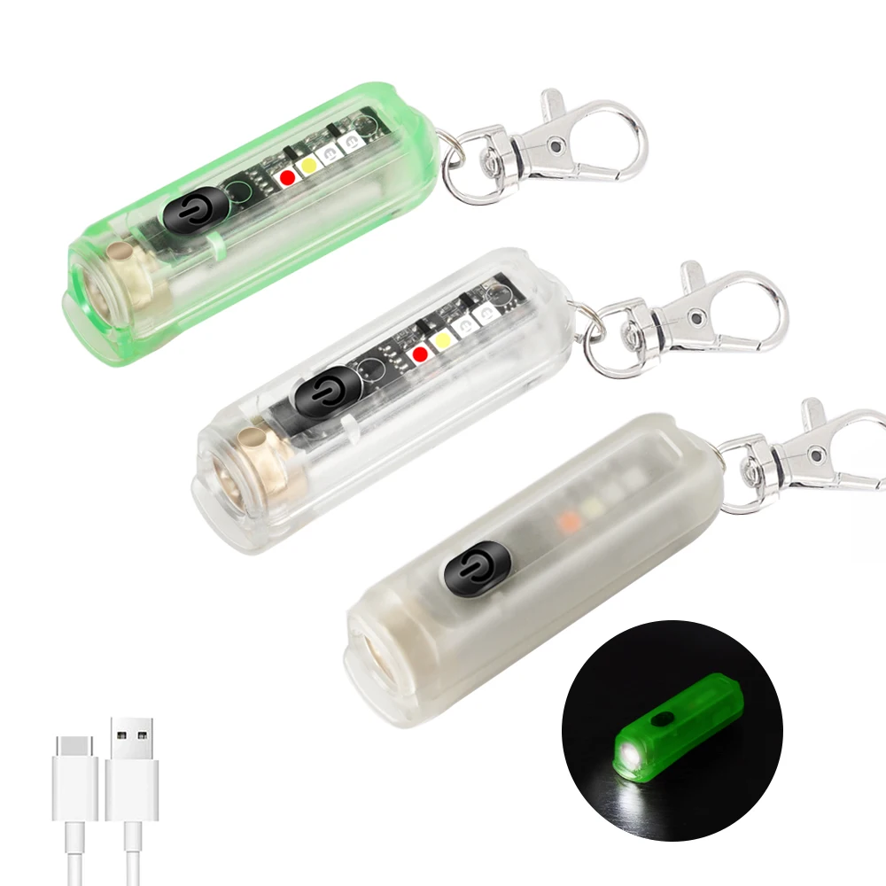 Mini LED Flashlight USB Rechargeable Small Keychain Flashlight Ultra Bright COB Portable EDC Flash Light For Outdoor Emergency
Mini LED Flashlight USB Rechargeable Small Keychain Flashlight Ultra Bright COB Portable EDC Flash Light For Outdoor Emergency