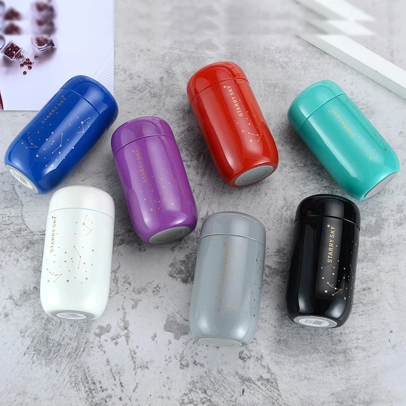 200ml Insulated Thermos Bottles Mini Leakproof Coffee Mug 304 Stainless Steel Cute Double-layer Couple Water Cup
200ml Insulated Thermos Bottles Mini Leakproof Coffee Mug 304 Stainless Steel Cute Double-layer Couple Water Cup