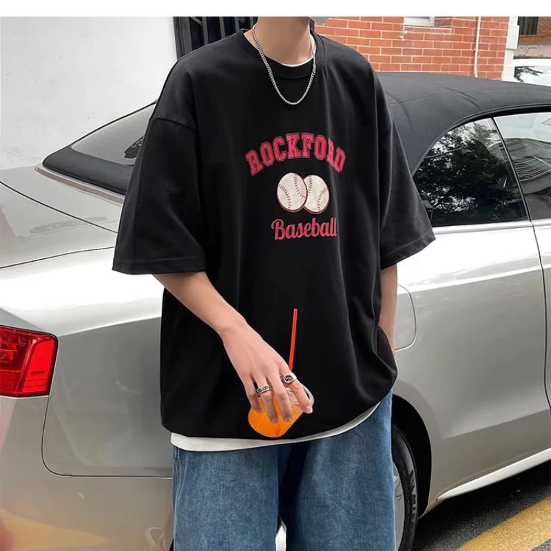 Hip hop Casual Mens Short Sleeve T-shirt baseball graffiti tee 2022 summer loose streetwear women large size Tshirts O Neck Tops
Hip hop Casual Mens Short Sleeve T-shirt baseball graffiti tee 2022 summer loose streetwear women large size Tshirts O Neck Tops