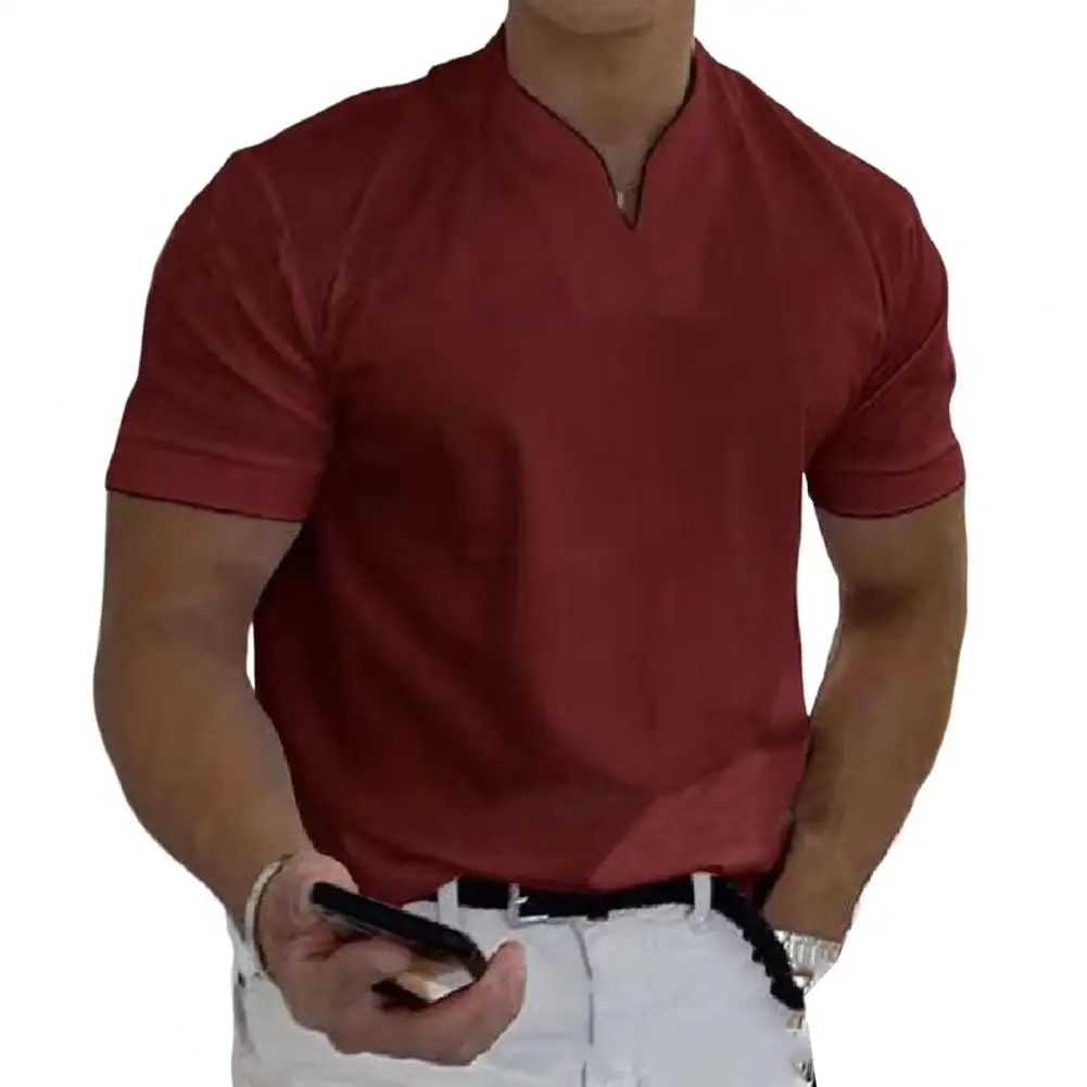 Fashion Classic V-Neck Solid Tees Men Shirt Casual Summer Fitness Quick Dry Short Sleeve T-shirts Mens Loose Tops Streetwear
Fashion Classic V-Neck Solid Tees Men Shirt Casual Summer Fitness Quick Dry Short Sleeve T-shirts Mens Loose Tops Streetwear