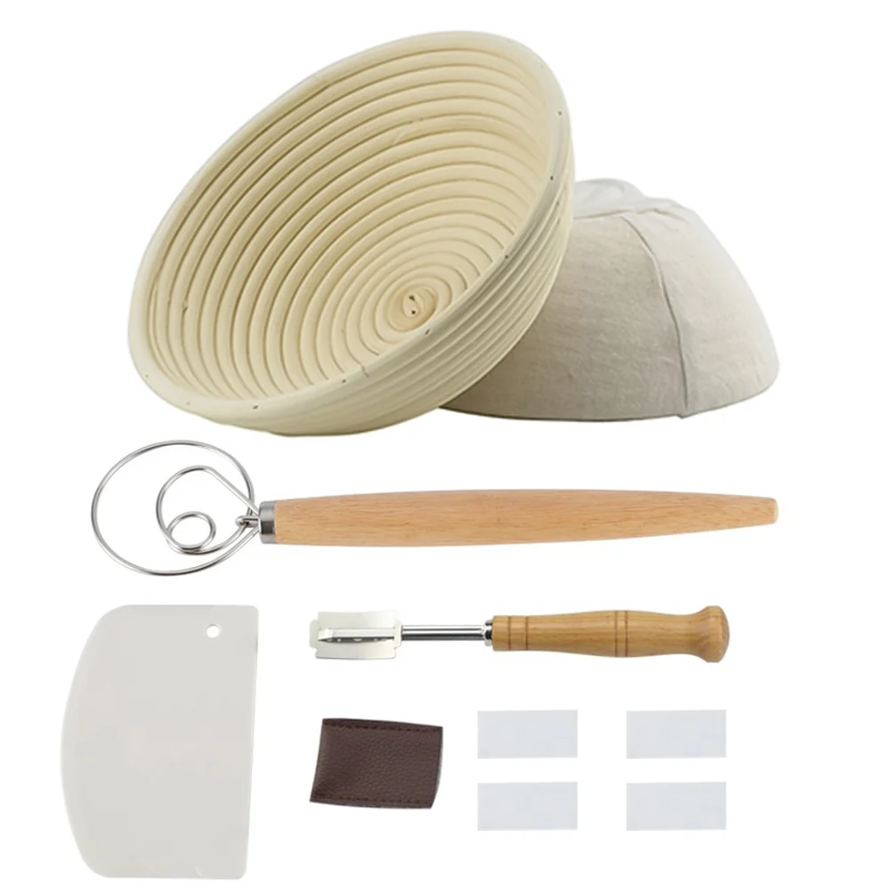 Bread Basket Dough Proofing Sourdough Bowl Round Baking Lame Scraper Whisk Tools Making Mixer Brotform Cloth Supplies Liner
Bread Basket Dough Proofing Sourdough Bowl Round Baking Lame Scraper Whisk Tools Making Mixer Brotform Cloth Supplies Liner