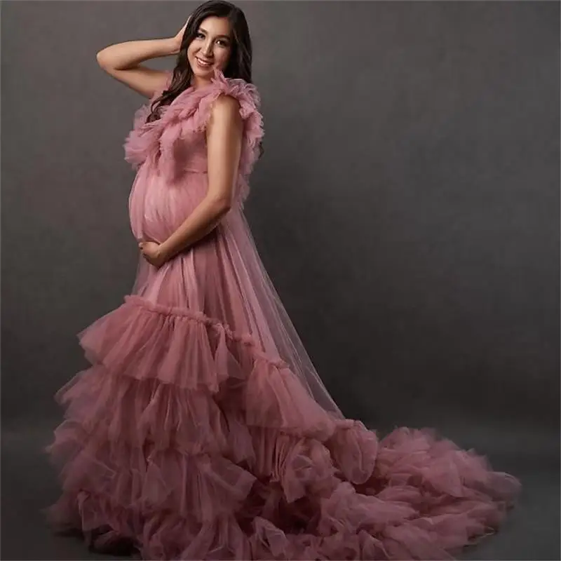 2022 Women's Prom Dresses Tiered Ruffles New Party Celebrity Gowns Customise A Line Tulle Maternity Photography Dress
2022 Women's Prom Dresses Tiered Ruffles New Party Celebrity Gowns Customise A Line Tulle Maternity Photography Dress