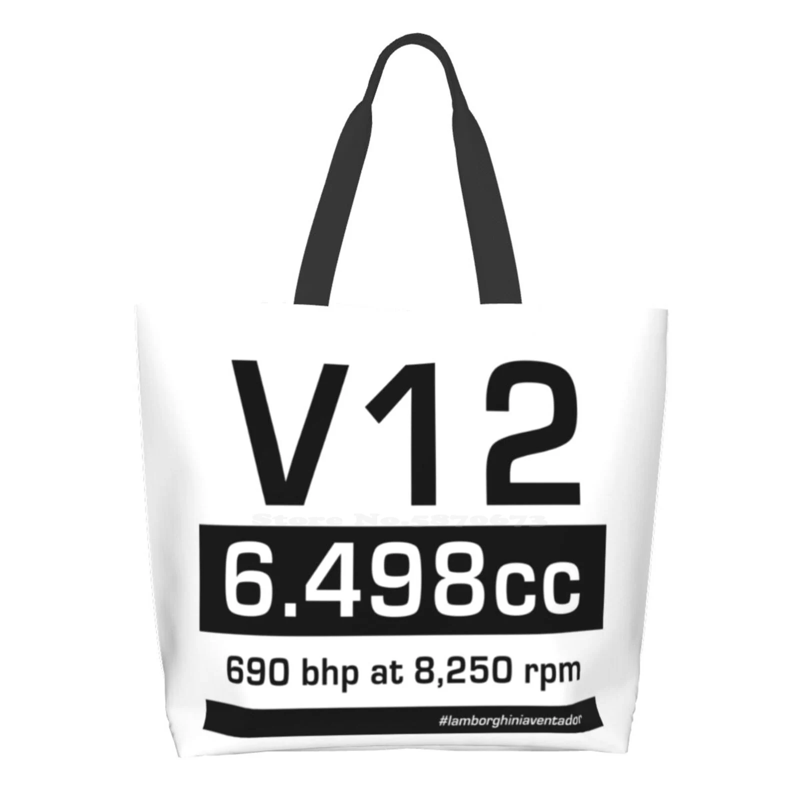V12 Lambo Engine Large Size Reusable Foldable Shopping Bag Lambo V12 Engine Car Supercar Power V8 Ador Logo
V12 Lambo Engine Large Size Reusable Foldable Shopping Bag Lambo V12 Engine Car Supercar Power V8 Ador Logo