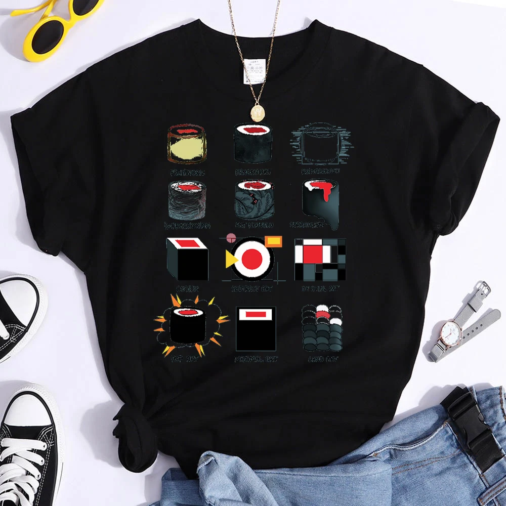 Women Cute Sushi Print T-shirt Sweet 90s Trend T Clothing Clothes Fashion Casual T-shirts Ladies Female Lovely Sushi Graphic Tee
Women Cute Sushi Print T-shirt Sweet 90s Trend T Clothing Clothes Fashion Casual T-shirts Ladies Female Lovely Sushi Graphic Tee
