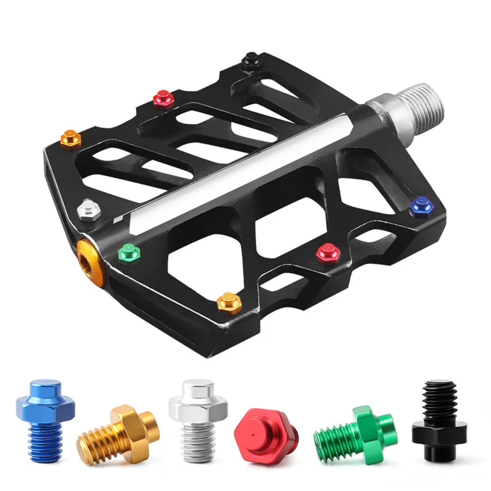 12Pcs M4 Bicycle Pedal Stopper Hexagonal Anti-Slip Nail Anti-Slip Aluminum Alloy Pedal Hexagonal Ultra-Light CNC Cycling Parts
12Pcs M4 Bicycle Pedal Stopper Hexagonal Anti-Slip Nail Anti-Slip Aluminum Alloy Pedal Hexagonal Ultra-Light CNC Cycling Parts