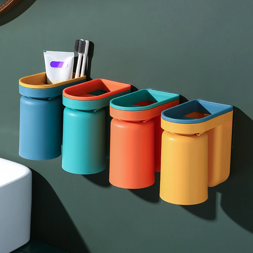 SALE Toothbrush Rack Free Punch Light Luxury Mouthwash Cup Brushing Cup Wallmounted Bathroom Storage Box Couple Tooth Cylinder
SALE Toothbrush Rack Free Punch Light Luxury Mouthwash Cup Brushing Cup Wallmounted Bathroom Storage Box Couple Tooth Cylinder