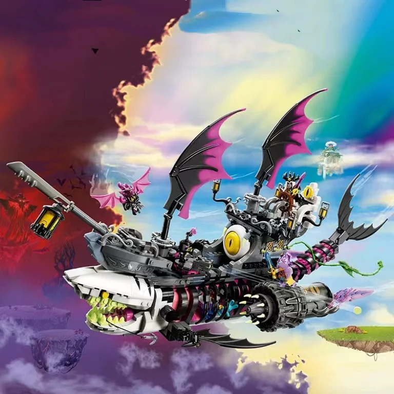 2023 новый корабль кошмар Акула совместимый с 71469 строительными блоками лодка мечты Кирпичи Город детские игрушки для мальчиков Рождественский подарок 
2023 новый корабль кошмар Акула совместимый с 71469 строительными блоками лодка мечты Кирпичи Город детские игрушки для мальчиков Рождественский подарок