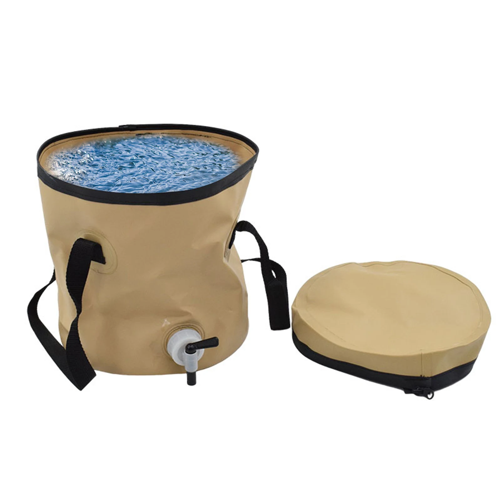 Camping Fishing Bucket 10L Large Capacity Water Container With Faucet Water Storage Bucket For Camping Hiking Climbing 
Camping Fishing Bucket 10L Large Capacity Water Container With Faucet Water Storage Bucket For Camping Hiking Climbing