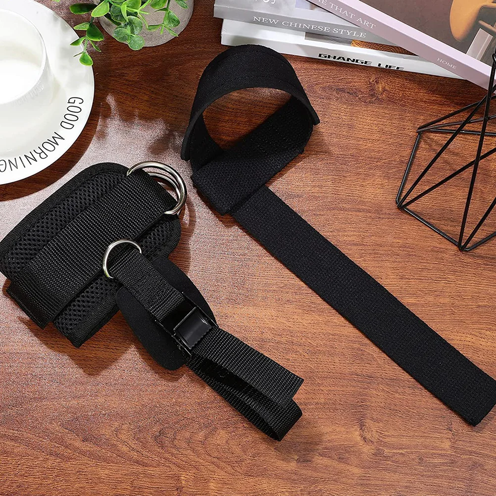 Gym Cable Attachment Strap Ankle Bind Tool Adjustable Protective Gear Straps Workout 
Gym Cable Attachment Strap Ankle Bind Tool Adjustable Protective Gear Straps Workout