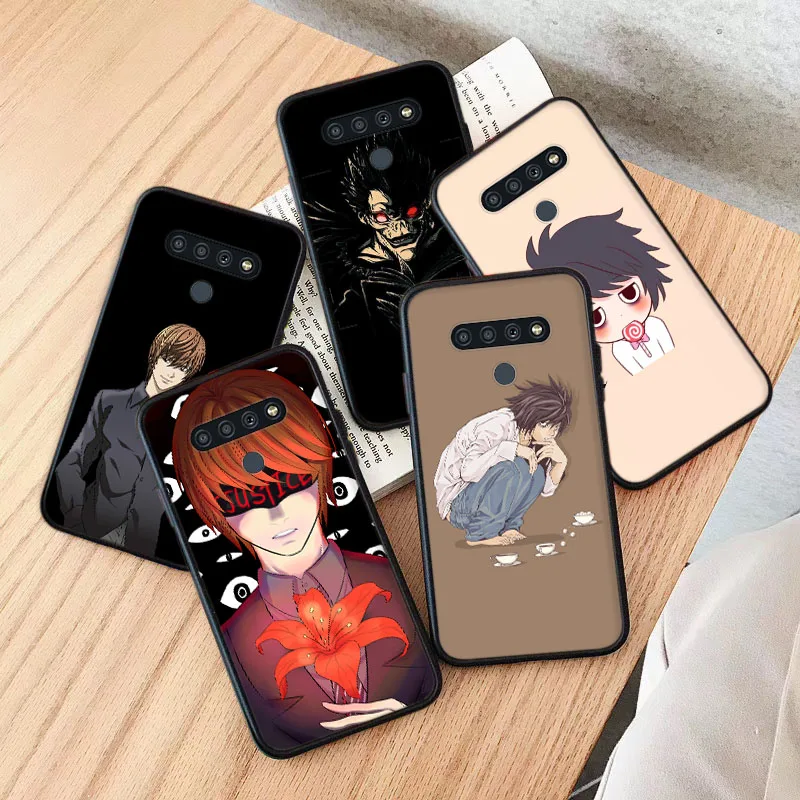 

Black Case for OPPO Reno 3 5 5F Lite 5Z 5K 6 6Z 7 7Z Pro Plus Death note