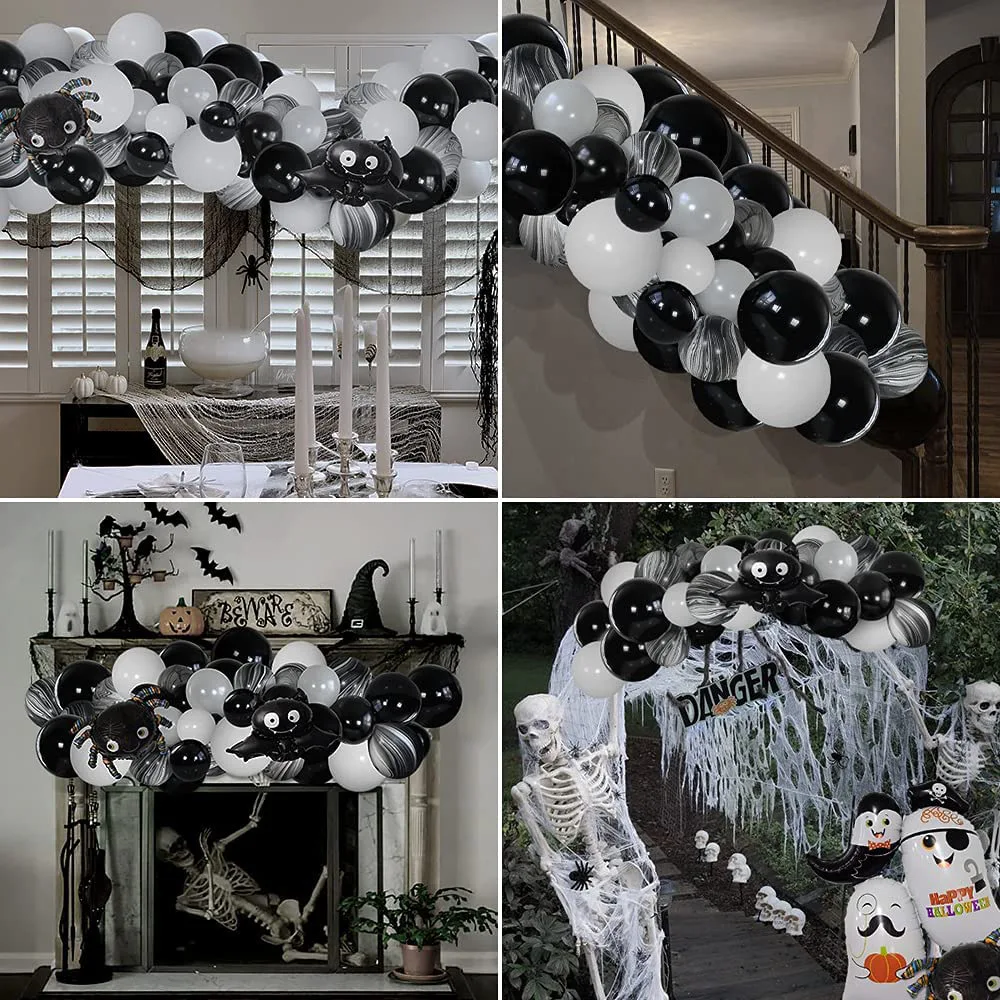 Halloween Balloons Garland Arch Kit Ghost Bat Aluminum Foil Balloon Ghost Festival Balloon Chain Happy Halloween Party Supplies
Halloween Balloons Garland Arch Kit Ghost Bat Aluminum Foil Balloon Ghost Festival Balloon Chain Happy Halloween Party Supplies