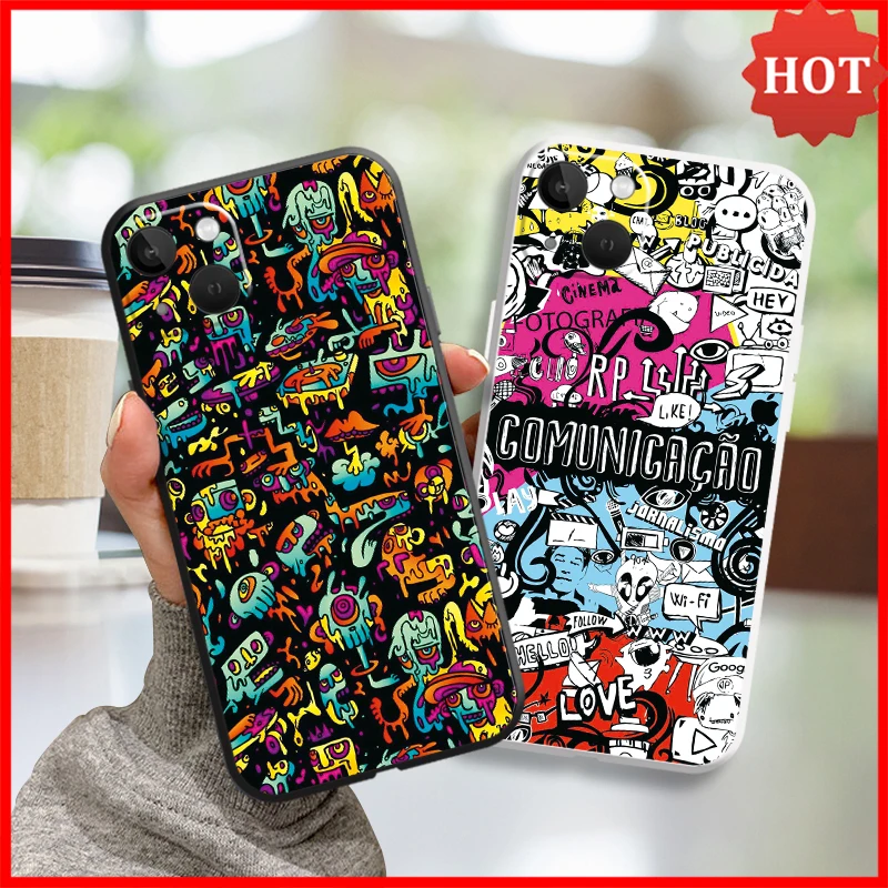 iPhone Case For iPhone 13 11 12 Xr Xs Max ProMax 12 6 Plus 7 8 XR 6s X Mini SE 2020 Cool Weird Graffiti Covers PU Flip Sticker
iPhone Case For iPhone 13 11 12 Xr Xs Max ProMax 12 6 Plus 7 8 XR 6s X Mini SE 2020 Cool Weird Graffiti Covers PU Flip Sticker