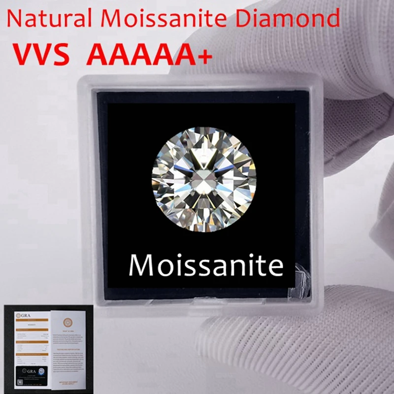 Real Moissanite Loose Gemstones 0.5ct to 2.0ct D Color VVS1 Excellent Cut Pass Diamond Tester Engagement
Real Moissanite Loose Gemstones 0.5ct to 2.0ct D Color VVS1 Excellent Cut Pass Diamond Tester Engagement