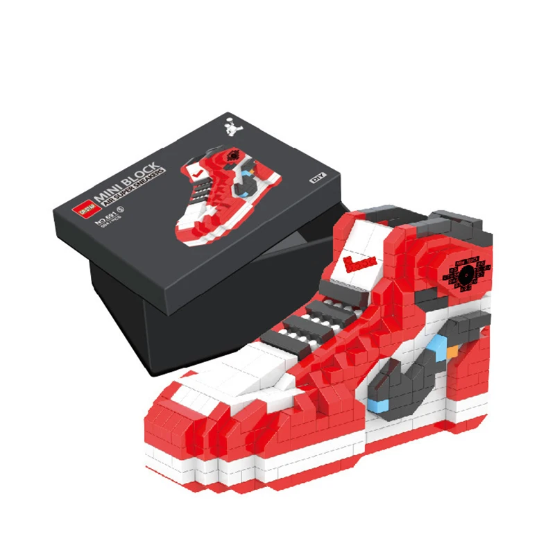 502Pcs Mini Sports Basketball Shoes Building Blocks DIY Bricks Auction Model Toys For Children Boy Birthday Gifts
502Pcs Mini Sports Basketball Shoes Building Blocks DIY Bricks Auction Model Toys For Children Boy Birthday Gifts