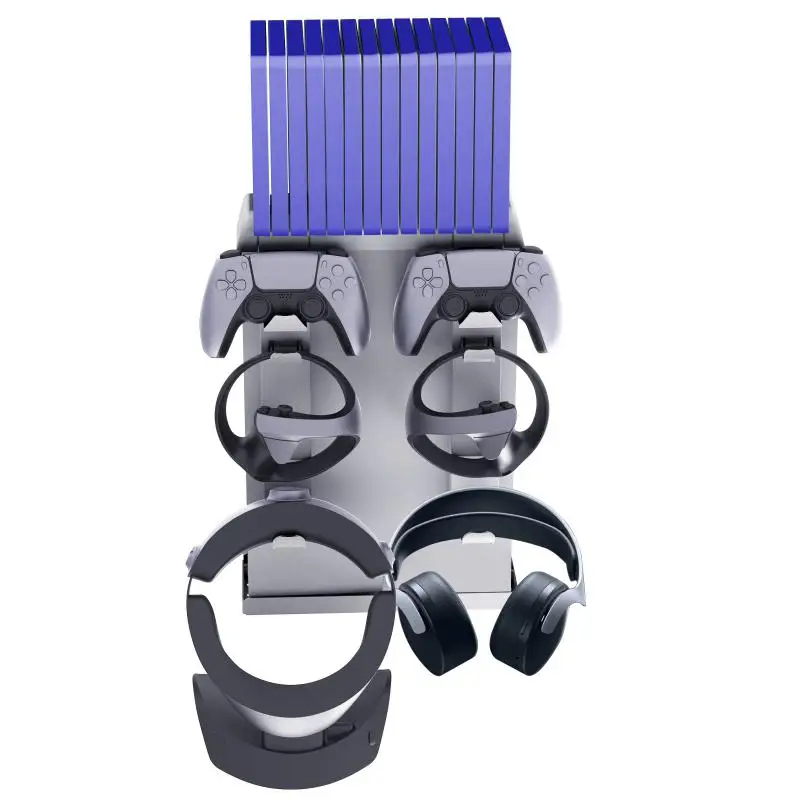 Storage Bracket Handle Charger Ps5 Game Disk Box 4 In 1 Handle Game Stand For Ps Vr2 Handle/headphone Rack For Ps5 Game Console
Storage Bracket Handle Charger Ps5 Game Disk Box 4 In 1 Handle Game Stand For Ps Vr2 Handle/headphone Rack For Ps5 Game Console