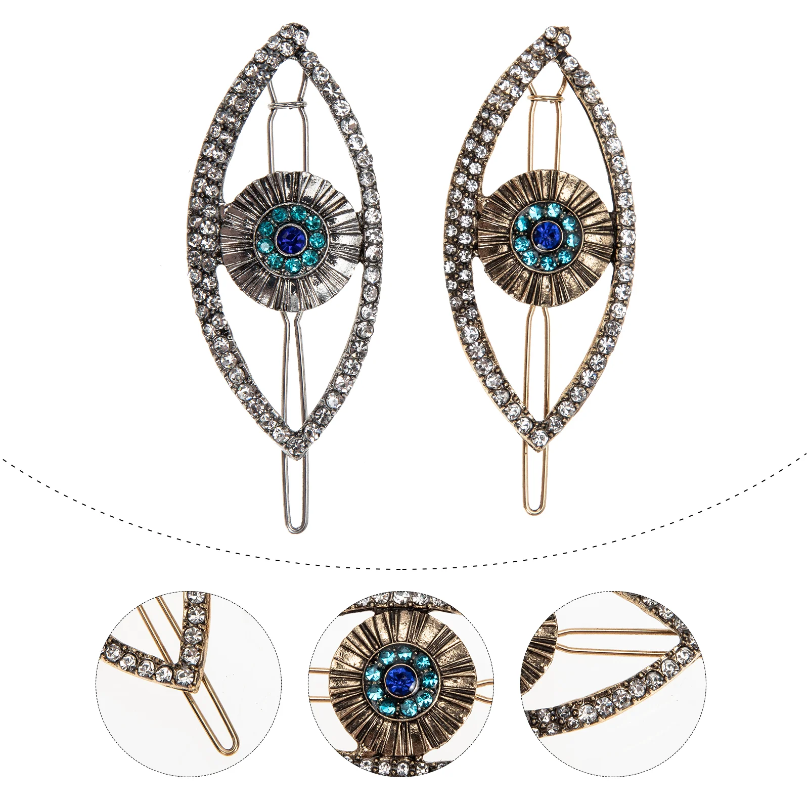 2 Pcs Star Tiara Devil's Eye Barrettes Girl Headdress Lucky Hairpin Women Clip Rhinestone Miss
2 Pcs Star Tiara Devil's Eye Barrettes Girl Headdress Lucky Hairpin Women Clip Rhinestone Miss