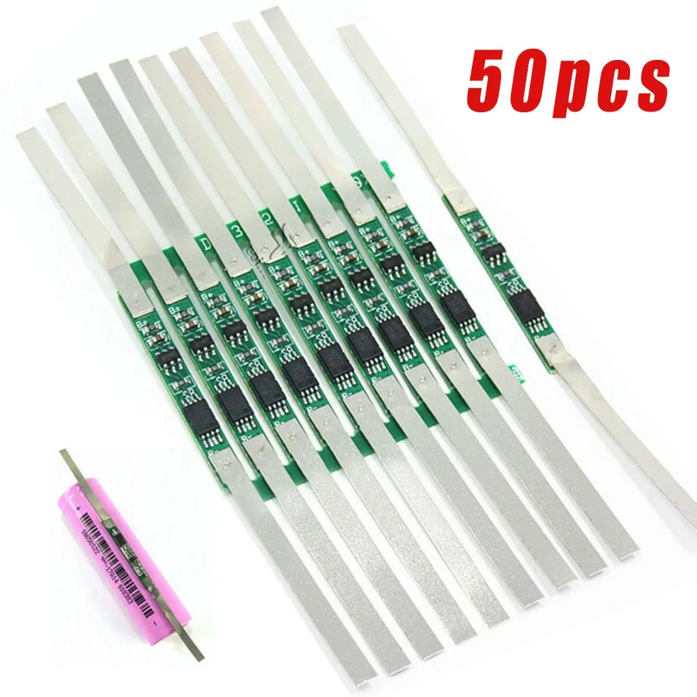 50pcs 3A BMS S1 Protection Board For 3.7V 18650 Li-Ion Lithium Battery With over charge, over discharge/ short circuit 18 * 3.6m
50pcs 3A BMS S1 Protection Board For 3.7V 18650 Li-Ion Lithium Battery With over charge, over discharge/ short circuit 18 * 3.6m