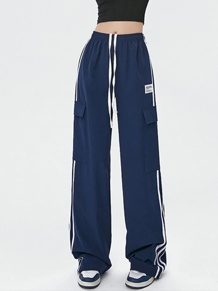 Y2K Drawstring Parachute Hip hop CargoTrousers Summer Ins Splicing Sweatpants Harajuku Tidal Current Baggy Casual Pants Female
Y2K Drawstring Parachute Hip hop CargoTrousers Summer Ins Splicing Sweatpants Harajuku Tidal Current Baggy Casual Pants Female