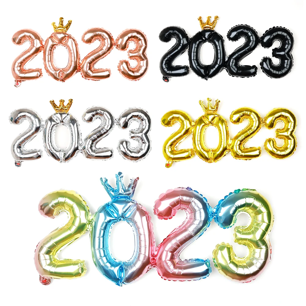 2023 New Year Number Balloons Rose Gold Silver Aluminum Foil Balloons For Happy New Year Decorations Christmas Party Supplies
2023 New Year Number Balloons Rose Gold Silver Aluminum Foil Balloons For Happy New Year Decorations Christmas Party Supplies
