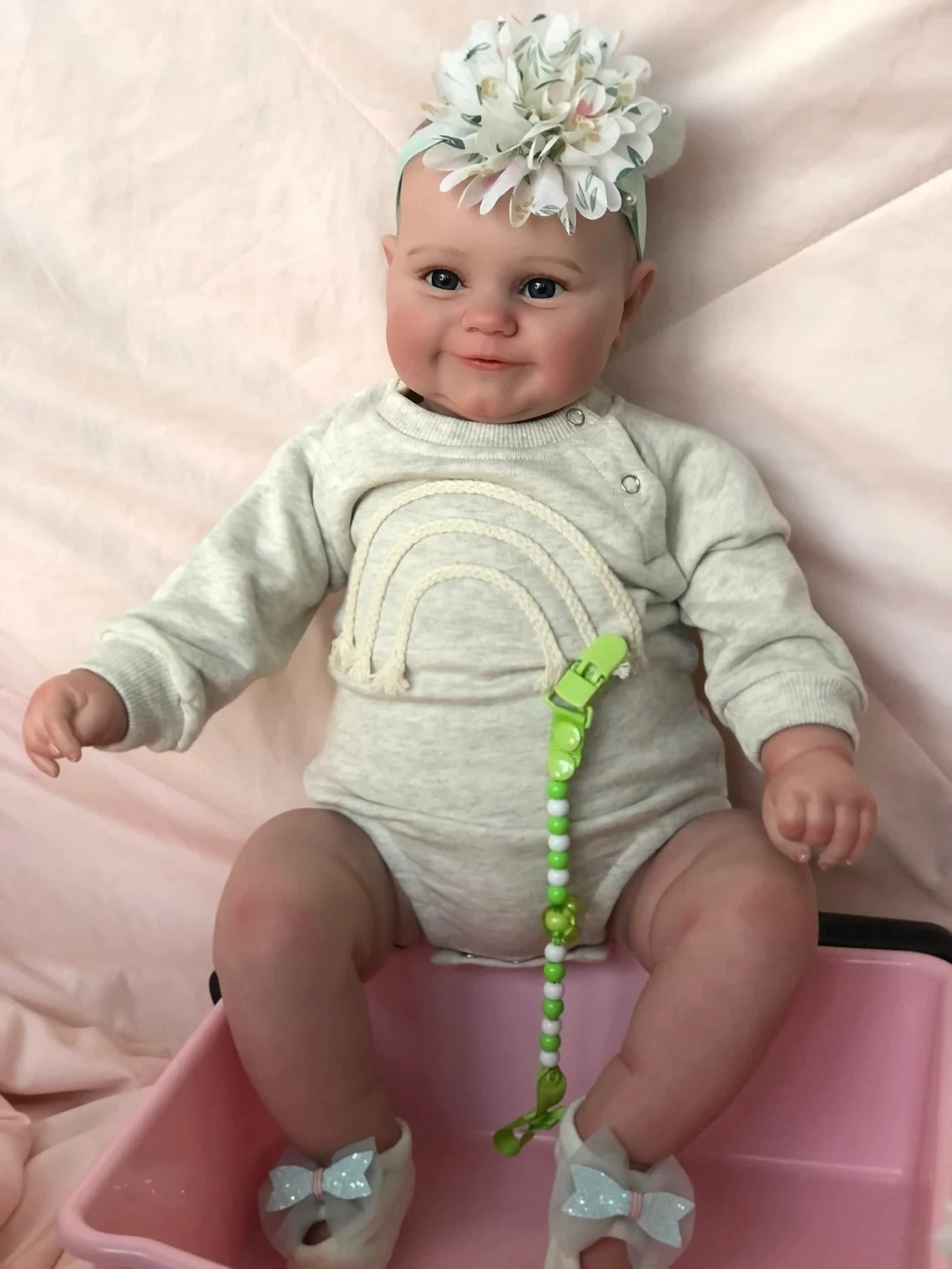 NPK 50CM full Body Silicone Reborn Baby Girl Doll Maddie High Quality Hand-made 3D Paint with Visible Veins Waterproof Bath Toy
NPK 50CM full Body Silicone Reborn Baby Girl Doll Maddie High Quality Hand-made 3D Paint with Visible Veins Waterproof Bath Toy