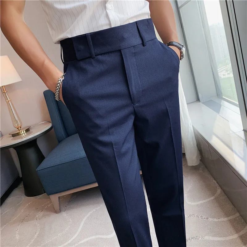 Stretch High-waisted Design Business Social Suit Pants Fall Hit Office Social Small Foot Pants Mens Wedding Groom Dress Trousers
Stretch High-waisted Design Business Social Suit Pants Fall Hit Office Social Small Foot Pants Mens Wedding Groom Dress Trousers