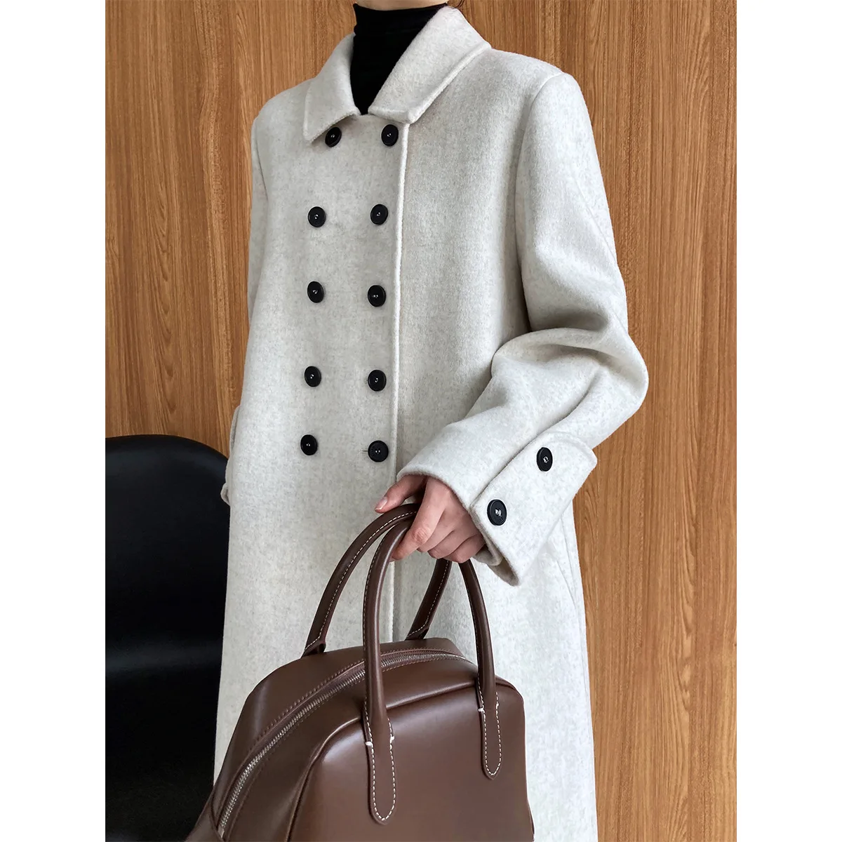 2023 Autumn Winter Women Woolen Coat Drouble Breasted Long Sleeve Women Fashion Wool Coat Casaco Feminino
2023 Autumn Winter Women Woolen Coat Drouble Breasted Long Sleeve Women Fashion Wool Coat Casaco Feminino