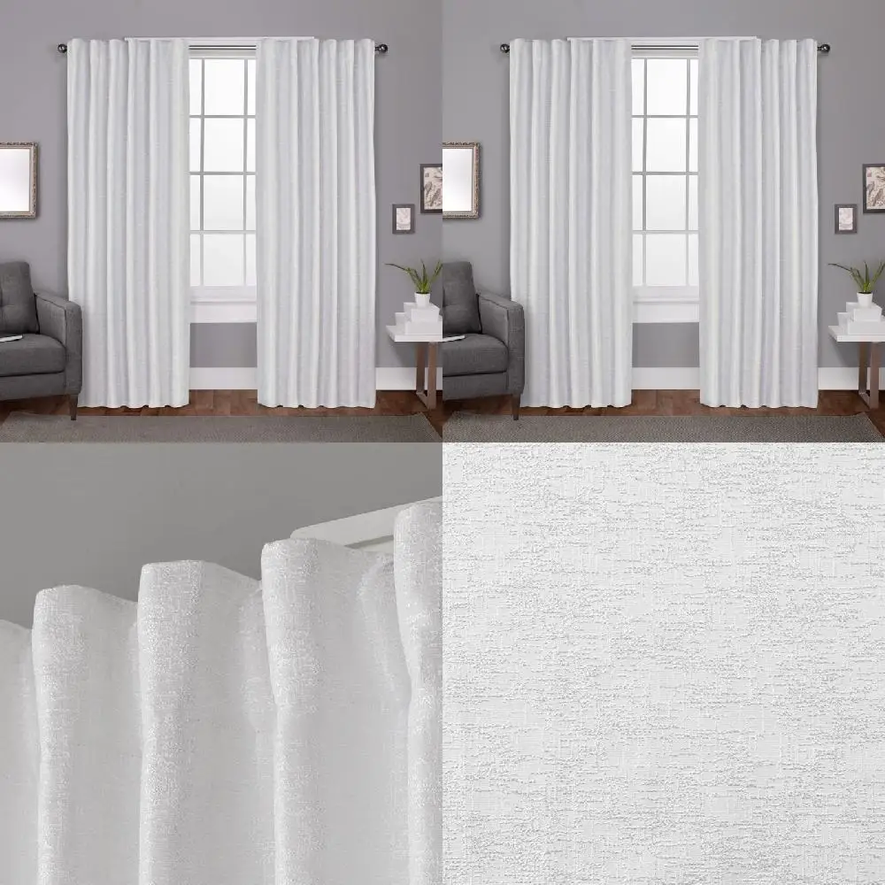 & Nursery, Eyelet Design Luxurious Blackout Sheer Eyelet Curtains - Ideal for Living Room, Bedroom & Nursery
& Nursery, Eyelet Design Luxurious Blackout Sheer Eyelet Curtains - Ideal for Living Room, Bedroom & Nursery