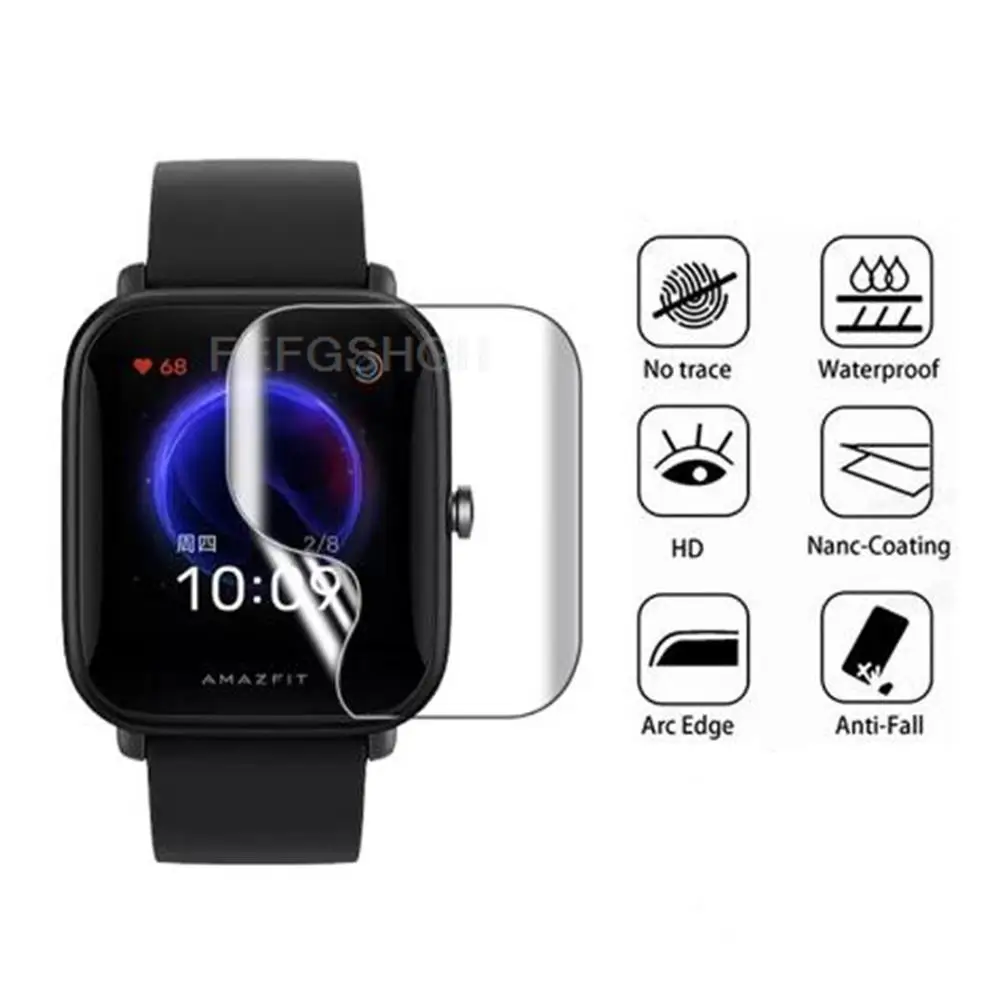 Гидравлическая Гидрогелевая пленка для Xiaomi Huami Amazfit Bip BipS S, Защитная пленка для экрана смарт-часов (не закаленное стекло)
Гидравлическая Гидрогелевая пленка для Xiaomi Huami Amazfit Bip BipS S, Защитная пленка для экрана смарт-часов (не закаленное стекло)