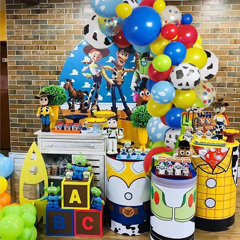 132Pcs Toy Story Theme Party Balloon Garland Set Latex Balloon Kids Toy Story Baby Shower Party Supplies Boy Party Decorations
132Pcs Toy Story Theme Party Balloon Garland Set Latex Balloon Kids Toy Story Baby Shower Party Supplies Boy Party Decorations