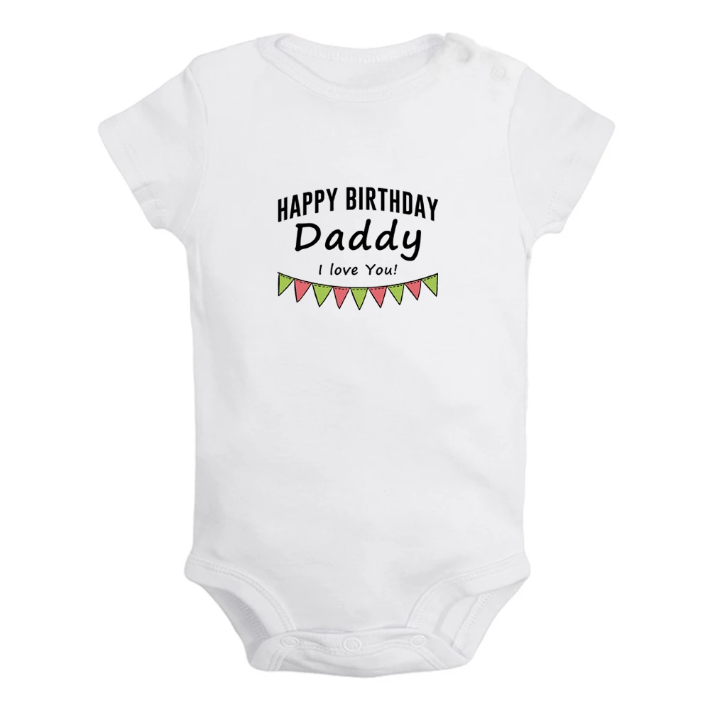 Happy Birthday Daddy I love You Cute Fun Print Baby Rompers Boys Girls Bodysuit Infant Short Sleeves Jumpsuit Kids Soft Clothes
Happy Birthday Daddy I love You Cute Fun Print Baby Rompers Boys Girls Bodysuit Infant Short Sleeves Jumpsuit Kids Soft Clothes