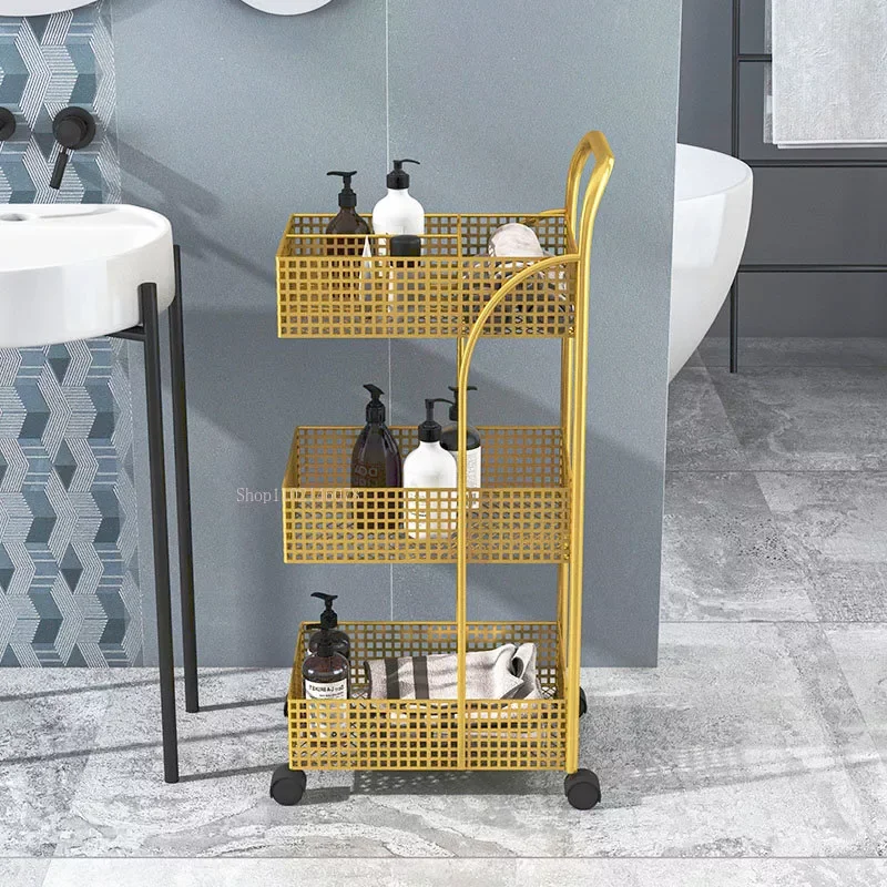 Nordic Mobile Trolley Storage Rack with Wheel Storage Basket Rack Toilet Floor Rack Multi-layer Trolley Carts Kitchen Furniture
Nordic Mobile Trolley Storage Rack with Wheel Storage Basket Rack Toilet Floor Rack Multi-layer Trolley Carts Kitchen Furniture