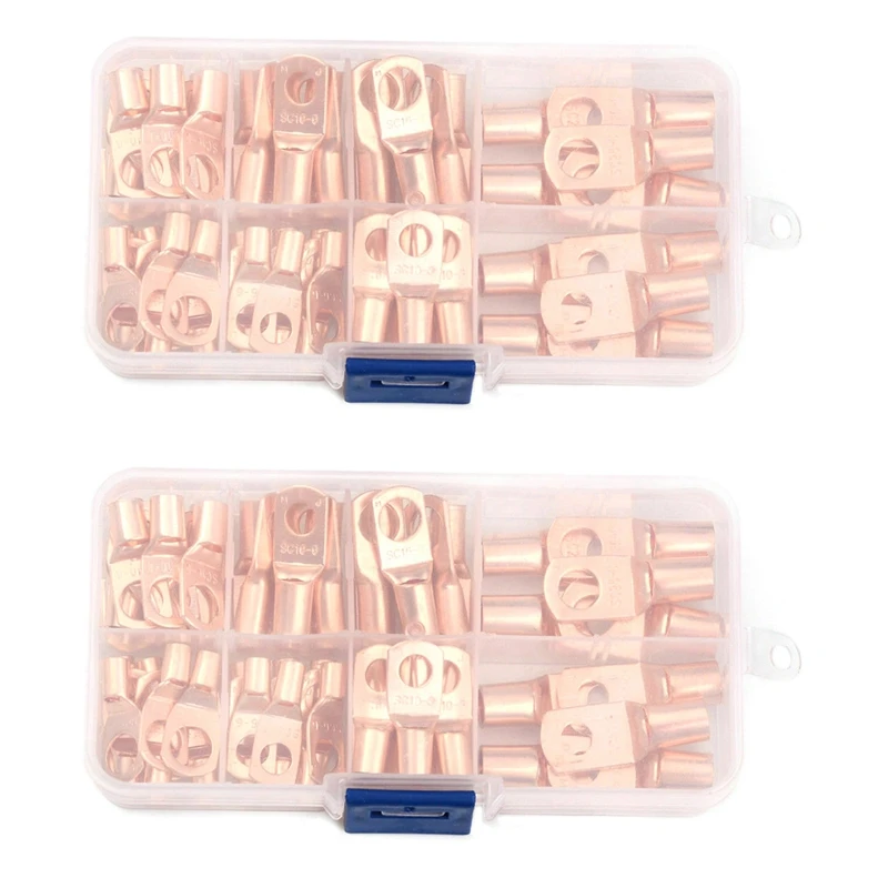 Hot YO-280PCS Copper Wire Ring Terminal Lug SC Battery Welding Bare Connectors Set Kits
Hot YO-280PCS Copper Wire Ring Terminal Lug SC Battery Welding Bare Connectors Set Kits