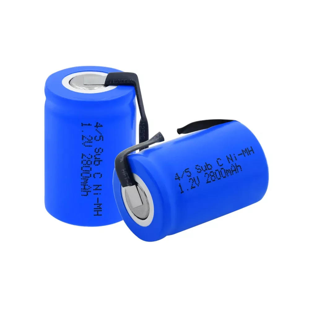 1.2v batteries 4/5 SC NIMH battery rechargeable 2800mAh Ni-MH battery With Welding Tabs for Electric Drill Screwdriver
1.2v batteries 4/5 SC NIMH battery rechargeable 2800mAh Ni-MH battery With Welding Tabs for Electric Drill Screwdriver