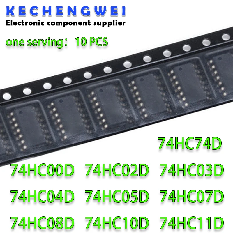 10PCS 74HC00D 74HC00 SOP SN74HC00DR SOP-14 74HC02D 74HC03D 74HC04D 74HC05D 74HC07D 74HC08D 74HC10D 74HC11D 74HC74D 74HC74
10PCS 74HC00D 74HC00 SOP SN74HC00DR SOP-14 74HC02D 74HC03D 74HC04D 74HC05D 74HC07D 74HC08D 74HC10D 74HC11D 74HC74D 74HC74