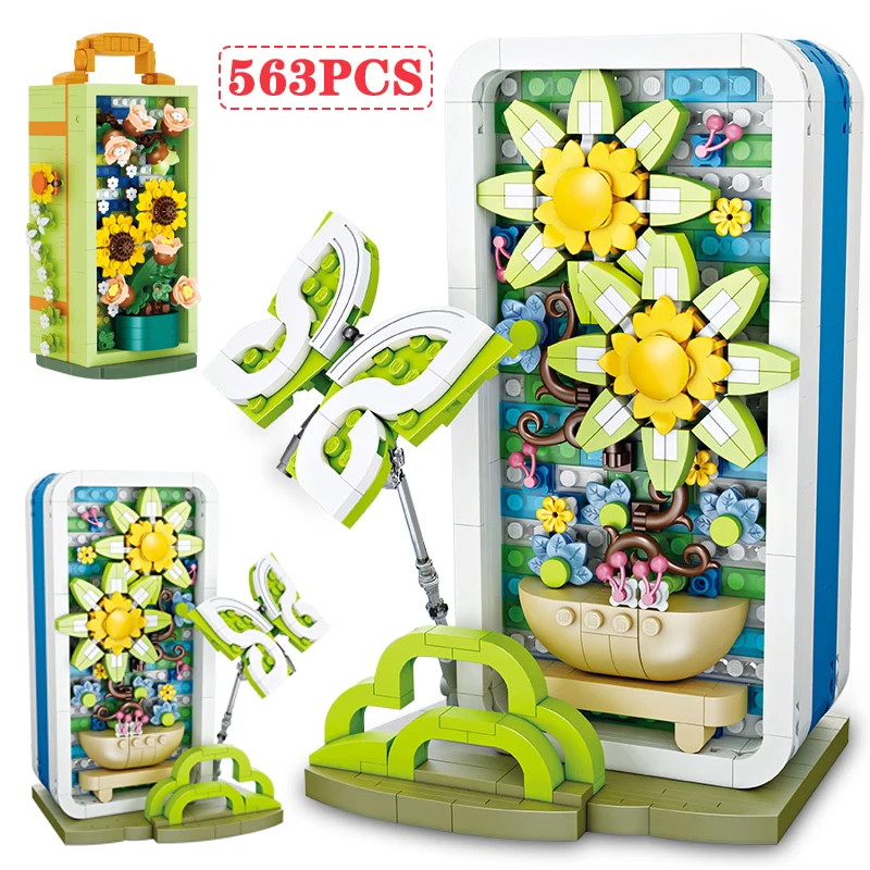 563 шт., Детский конструктор «подсолнухи»
563 шт., Детский конструктор «подсолнухи»