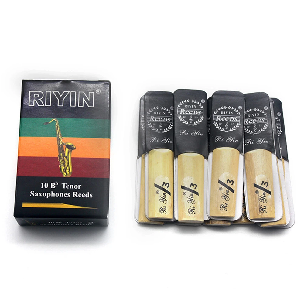 10Pcs Bb Tenor Sax Reeds Strength 2/2.5/3 Saxophone Reed Instrument Accessories Replaceable Tenor Saxophones Parts
10Pcs Bb Tenor Sax Reeds Strength 2/2.5/3 Saxophone Reed Instrument Accessories Replaceable Tenor Saxophones Parts