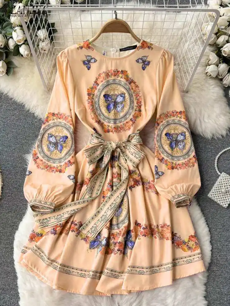 Women Bohemian Mini Dress 2022 Summer Autumn Printed Robe Femme ZANZEA Fashion Puff Sleeve Vestidos Casual Holiday Retro Dresses
Women Bohemian Mini Dress 2022 Summer Autumn Printed Robe Femme ZANZEA Fashion Puff Sleeve Vestidos Casual Holiday Retro Dresses