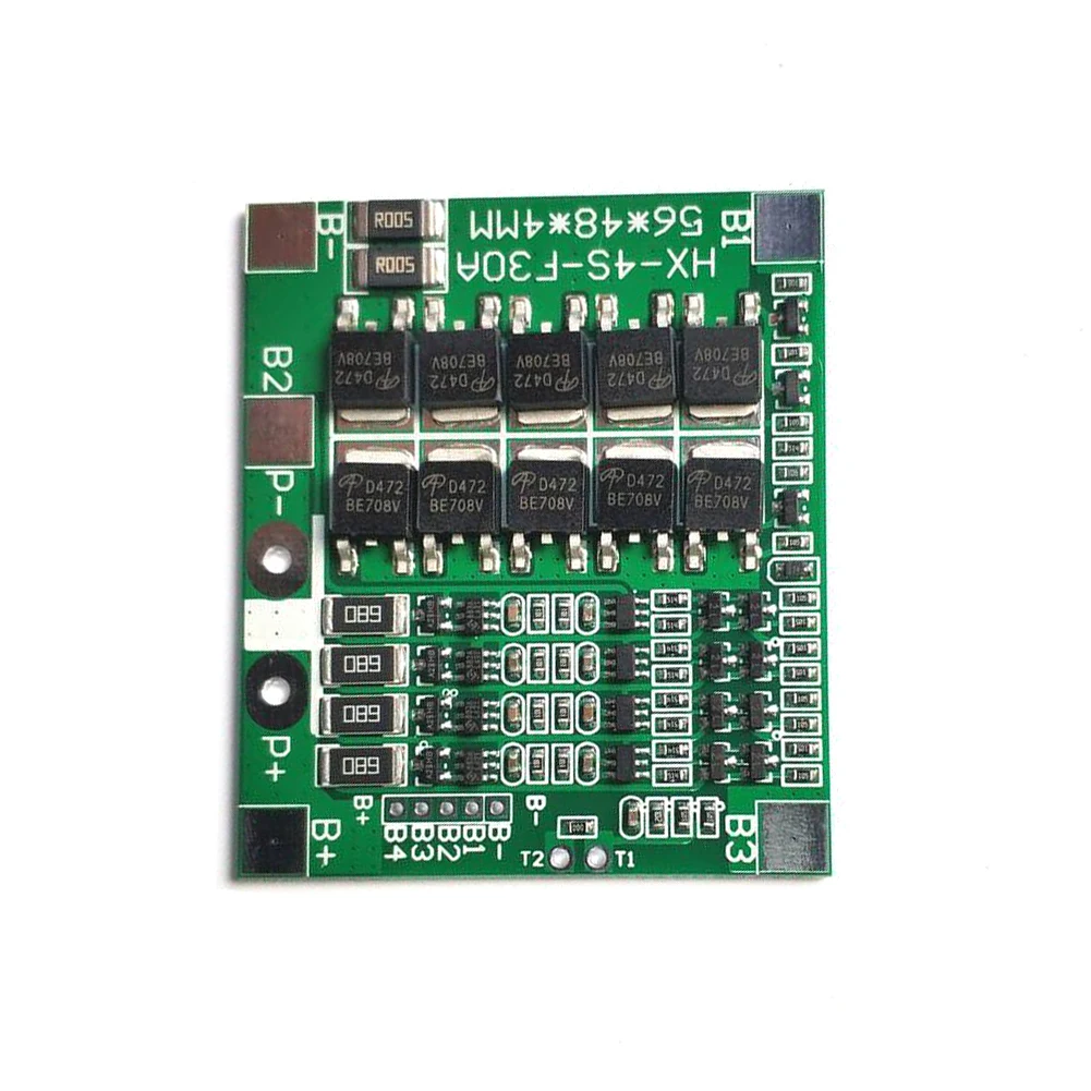 1pc 4S 30A 14.8V Li-ion Lithium Battery Protection Board Battery Equalizer Board Over Charge Protection Battery Protection Board
1pc 4S 30A 14.8V Li-ion Lithium Battery Protection Board Battery Equalizer Board Over Charge Protection Battery Protection Board